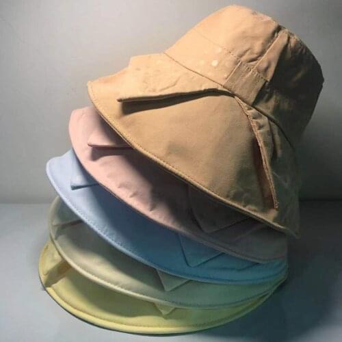 Bucket Hat 2021 Spring And Summer New Leisure Fashion Fishermans Hat Summer Panama Cap Beach Sun Fishing Hat