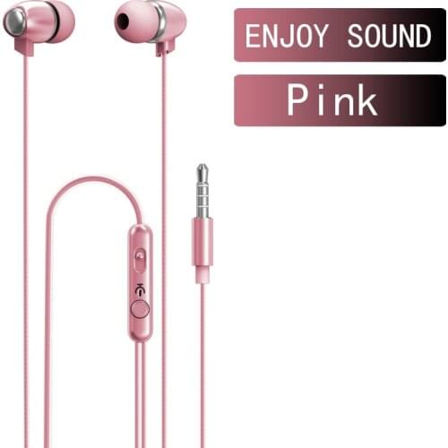 3.5MM IN-Ear Wire Earphone U47 Stereo Headphone Running Music Game Earphone Noise Cancel For Mobile Phone PC PAD Laptop With Mic
