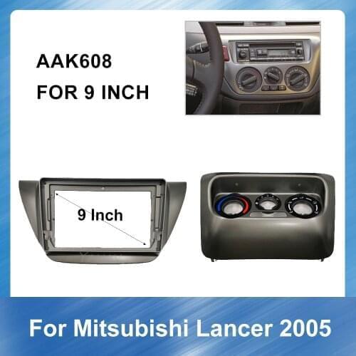 9Inch Car Radio fascia frame for-Mitsubishi Lancer 2005 Car Audio GPS Navigation Panel Mounting Dash Installation Frame Trim Kit