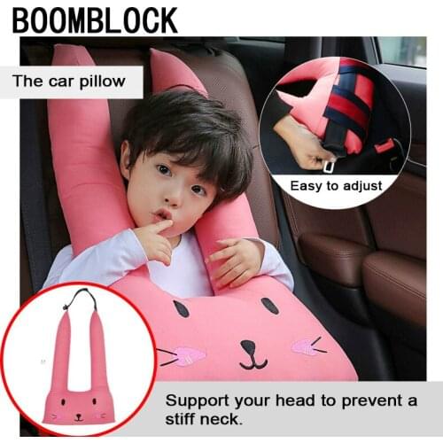 Car child headrest seat belt cartoon shoulder for BMW E46 E90 E60 E39 E36 F30 F10 E36 Nissan Qashqai J11 J10 Juke Alfa Romeo 159