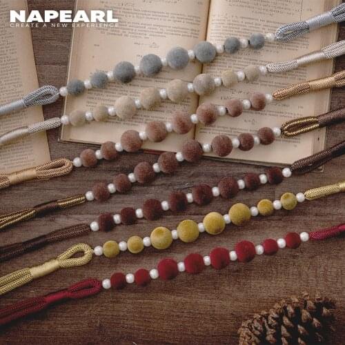 NAPEARL 1PC Beaded Tassel Curtain Tieback Decorative Curtain Tie Home Decor Cord For Curtains Buckle Rope Room Accessories