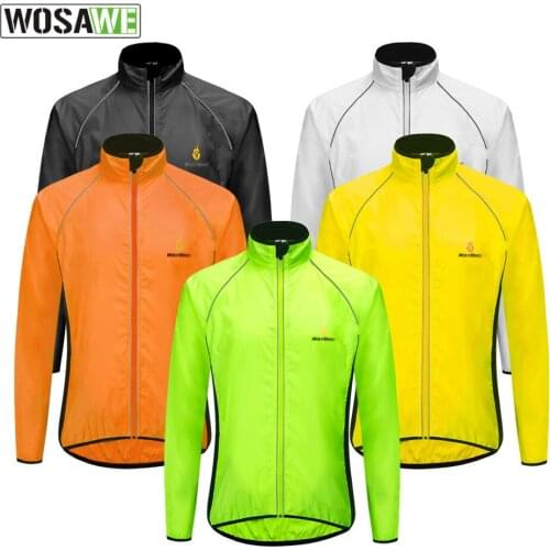 Windproof Cycling Jacket Reflective Bike Windbreaker Men Women Waterproof Bicycle Jacket Mtb Jersey Wind Coat Cycle Windbreaker