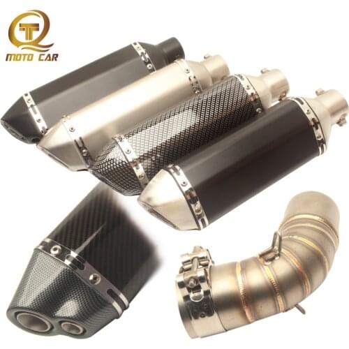 Motorcycle Exhaust System Pipe Slip on Mid Tube Escape Muffler DB Killer 51 for Honda Cb1000R Cb 1000R 2008-2013 2014 2015 2016