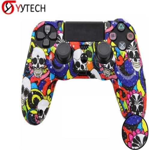 10pcs/Lot Gamepad Controller Protection Soft Silicone Gel Rubber Case Covers Skins for PS4 Pro Slim