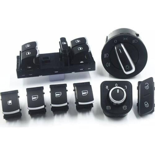 Window Headlight Mirror Feul Door Control Switch For VW Jetta Golf MK5 6 Tiguan RABBIT 5ND959565A 5ND959857 1KD959833 5ND941431A