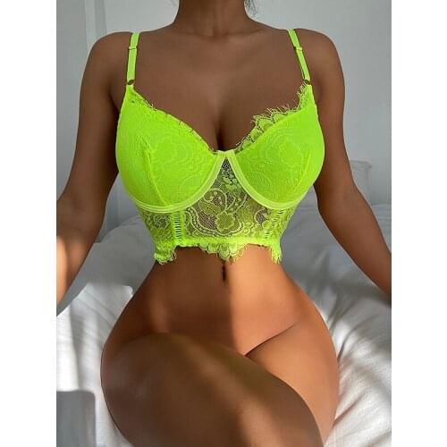 Lingerie Women Sexy Corset Sissy Lace Bralette Push Up Gather Bar Adjustable Straps Temptation Erotic Underwear with Hollow Out