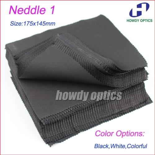 220gsm 100pcs Neddle1 175x145mm Colorful White Black glasses cleaning cloth lens microfiber cleaning cloth,Free Shipping