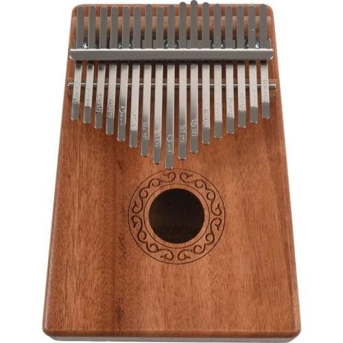 17 Keys Kalimba Thumb Piano Finger Piano Musical Toys With Tune-Hammer And Music Book