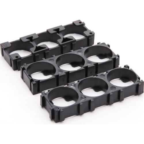 20pcs 1*3 18650 Battery Bracket Anti Vibration Safety Holder Cylindrical Bracket 22x22mm Lithium Batteries Support Stand