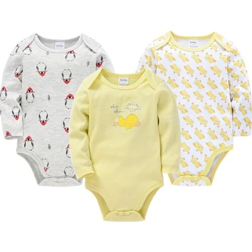 3PCS Newborn Baby Boy Clothes Cute Unicorn Cotton Baby Girl Clothes Cartoon Girls Baby Clothing Jumpsuits Bodysuits