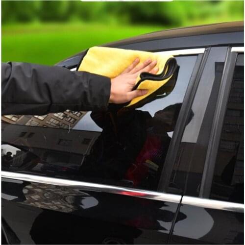30X60cm Car Wash Microfiber Towel Car Wash Towel Never Scratch for Renault 2 button Clio Scenic Megane 2 Duster Sandero Captur