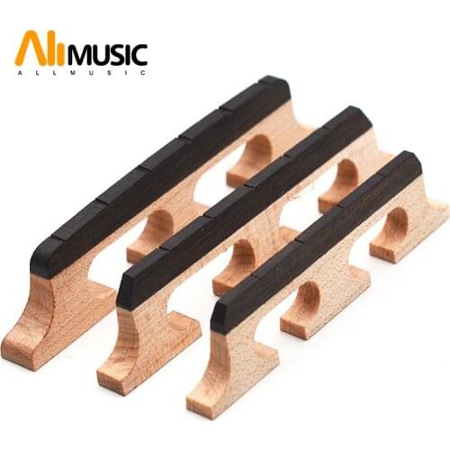 4/5/6 String Banjo Bridge Maple/Ebony Banjo Bridge Banjo Parts Banjo Accessories