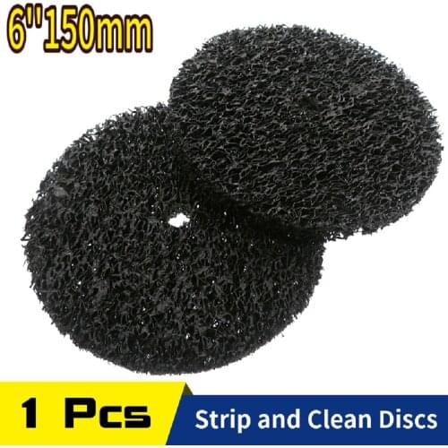 6 Inch 150mm Quick Easy Strip and Clean Discs, Paint and Rust Remover Stripper for Angle Grinder, Silicon Carbide Abrasive Wheel