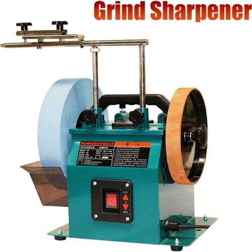 H8101 10 Inch Positive and Negative White Fused Alumina Sharpener low Speed Grinder Polishing Machine Desktop Grinding Machine