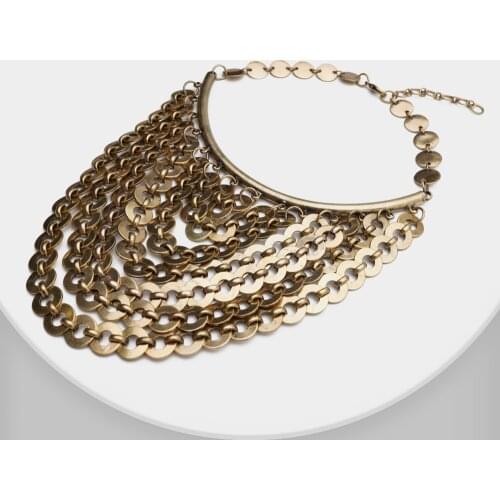 Amorita boutique vintage gold color necklace