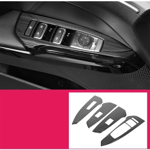 For Kia K5 (DL3) 2020 2021 2022 Interior Stainless Steel Black Brushed Luxury Trim Cover Modification Accessories