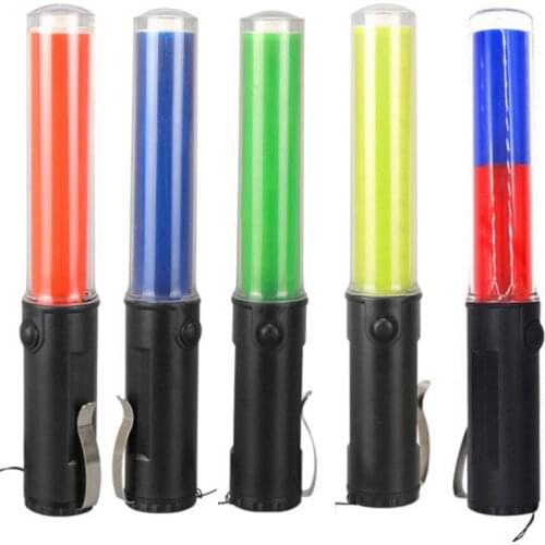26cm Traffic Light Baton Concert Light Stick Magnet Hook Lighting LED Warning Lamp Evacuation Traffic Signal Flash Refa