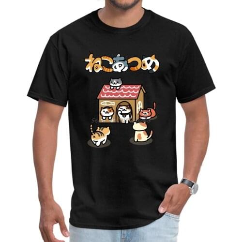 Neko Atsume Discount Rap Sleeve Birthday T-Shirt All Alan Walker Round Neck Men Tops Shirts Casual Tops T Shirt Summer