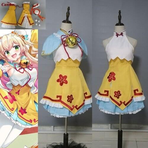 Hot Anime VTuber Hololive Momosuzu Nene Cosplay Costume Lovely Uniform Dress Activity Party Role Play Clothing Custom-Make Any