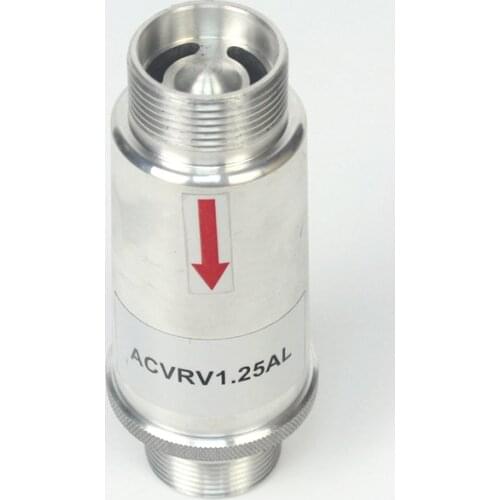 Ring vacuum blower aluminum Relief Valve 300-600mbar pressure 1.25 inch