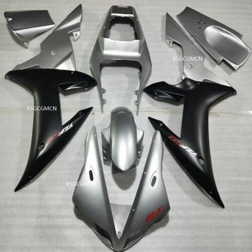 High Motorcycle bodywork fairing kit for Yamaha YZF R1 02 03 black plastic fairings set YZFR1 2002 2003