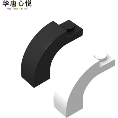 20 PCS MOC Compatible Assembles Particles 6005 1x3x2 Curved Brick Educational Toys For Kids Normal Building Blocks Accessories