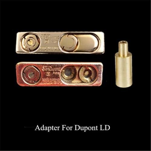 Brass Copper Nozzle Refill Butane Gas Adapter For S.T Dupont LD Blue Caps Lighter Durable Reusable Gas Connector Part Wholesale