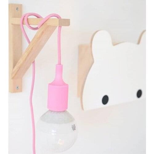 Cute Baby Room Night Light Background Wall Decorative Hanging Light Christmas Party Decor Kids Room With Bulb(plastic)