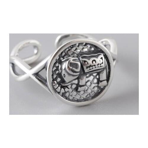 Fashion Female Elephant Finger Rings For Women Lover Wedding Jewelry Party Trendy Statement Rings Wholesale