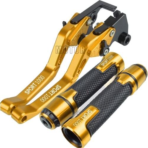 Motorcycle Adjustable SPORT 1000 aluminum Short Brake Clutch Levers handlebar handle For DUCADI SPORT1000 2006 2007 2008 2009