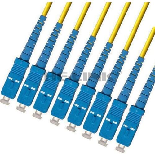 LODFIBER 200M SC-SC Indoor Armored Singlemode 8 Strands Fiber Optic Cable Patch Cord 9/125