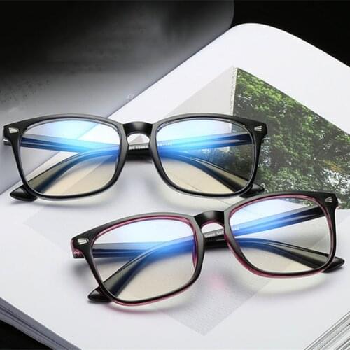 Computer Blue light Ray optical glasses PC Anti radiation glass Vision Eye Strain protection women Men Glasses Frame