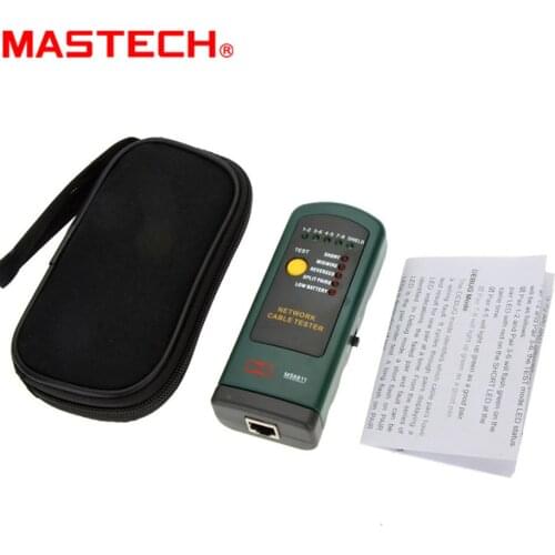 Mastech MS6811 Handheld Network Cable Tester Line Tracker UTP and STP wiring Test Meter