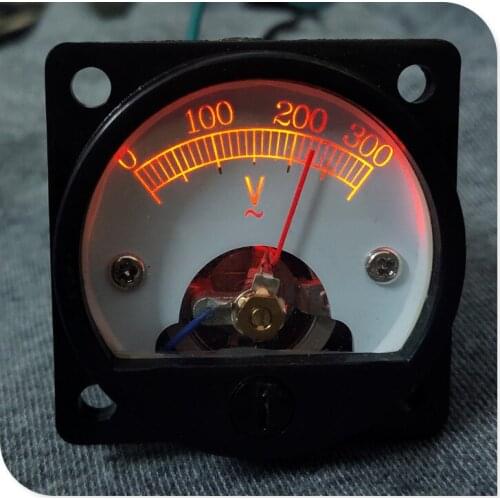 With Backlight SO45 300V AC Voltmeter Head, Pointer Type, Mechanical Type, Accurate Measurement, LED Luminous