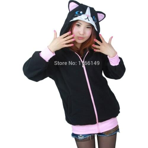 Kigurumicat Animal Hoodie Hoody Jacket Anime Cosplay Costume Party Dress Coat