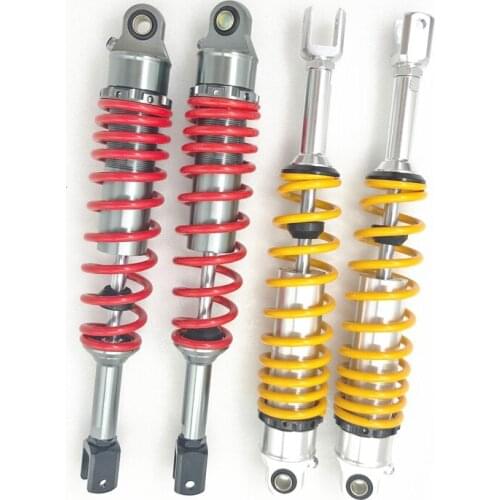 27mm fork 390mm 385mm Motorcycle Air shock absorbers replacement for Honda Suzuki Yamaha Kawasaki Scooter ATV