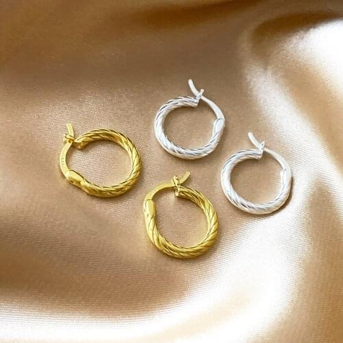 Hot Brand Pure 925 Sterling Silver Ladies Jewelry For Women RoundStud Earrings Fashion Party GIfts Sliver Big Stud Earrings