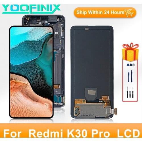 "6.67" Original For Xiaomi Redmi K30 Pro Display LCD Touch Screen Digitizer Display Replacement Parts For Xiaomi Poco F2 Pro LCD