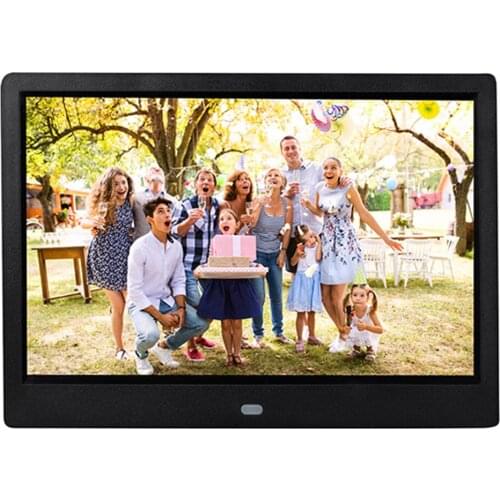 10 Inch HD Digital Photo Frame 1024x600 HD Ultra-Thin LED Electronic Photo Album LCD Photo Frame