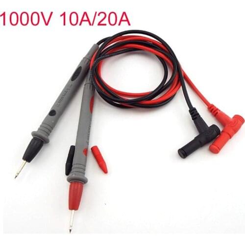 1000V 10A 20A Multi Meter Test Probe leads Probes multimeter Needle tip pen universal for Digital Multimeter Tester Voltmeter