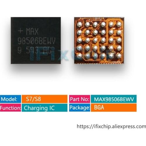 3pcs/lot MAX98506BEWV MAX98506 MAX 98506 Charging USB ic chip For S7/S8 G9300 G9308 G9500