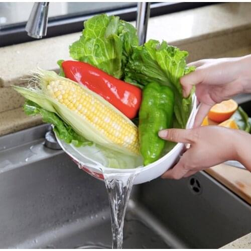 10sets cute quality kitchen double layers drain basket wholesale