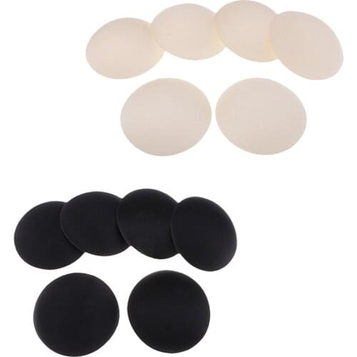 6 Pairs Round Removable Smart Cups Bra Inserts Pads For Swimwear Sports