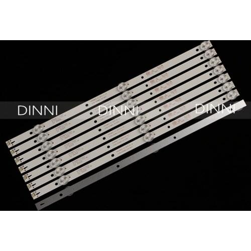 8 unids/lote para K430WDC1 A1 4708-K43WDC-A1113N11 43BDL4012 LED BAR 3LED 39CM 6V 100% nuevo