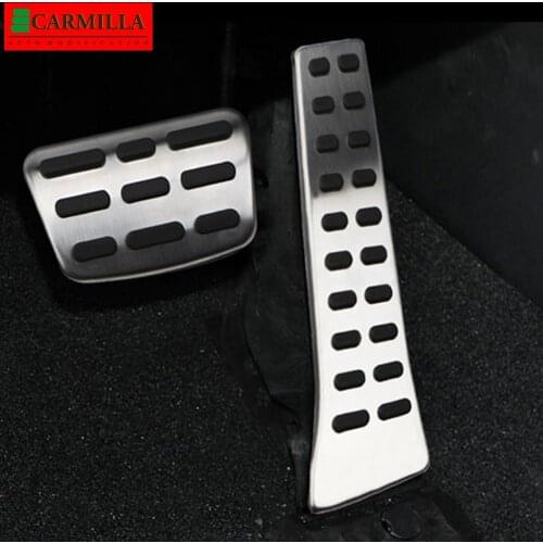Carmilla AT MT Car Pedals for Kia K5 Optima JF 2011 - 2017 Stainless Steel Auto Brake Gas Footrest Pedal Protection Cover