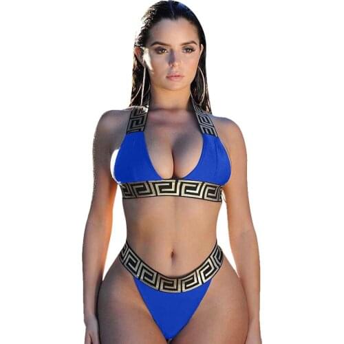 Bandage Swimsuit Sexy Bikini Set Women Crop Top Bikinis Mujer 2019 Swimwear Female Separate Fused Womens Swimming Suit Biquini