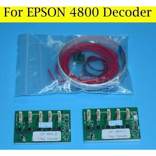 Best Chip Decoder Card For Epson Stylus PRO 4800 Wide Format Printer 4800 T5651-T5659 Ink Cartridge