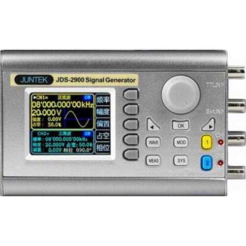 CNC Dual Channel DDS Function Arbitrary Waveform Signal Generator Pulse Signal Source Frequency Meter