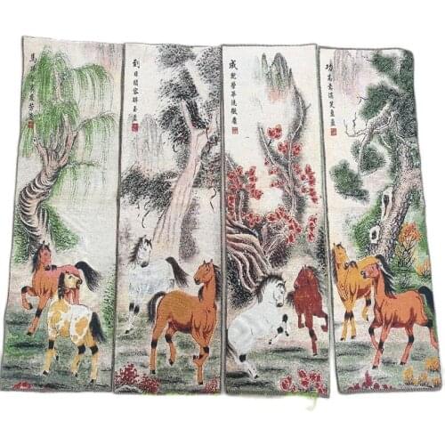 Worthy Collection Oriental Vintage Article 4 The Screen Thangka Achieve Immediate Victory Patterns