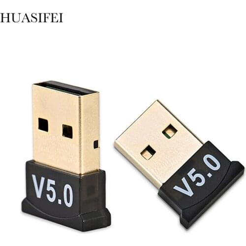 USB Bluetooth Adapters BT 5.0 USB Wireless Computer Adapter Audio Receiver Transmitter Dongles Laptop Earphone BLE Mini Sender